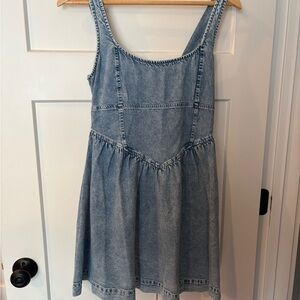 Denim Blue Kids Dress